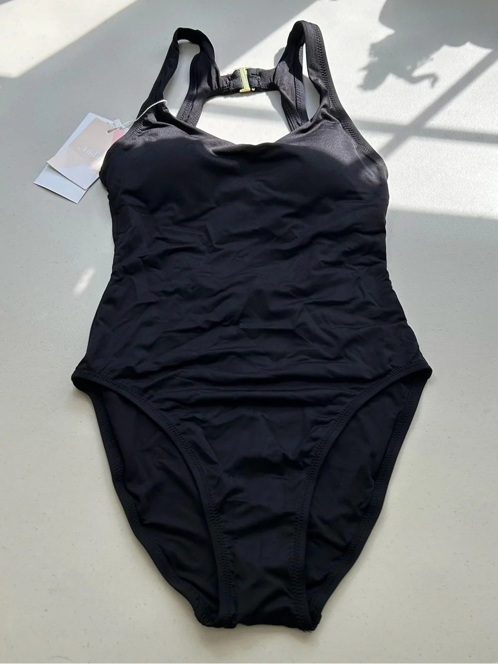 Andie Swim The Catalina One Piece in Black Size XS NWT
